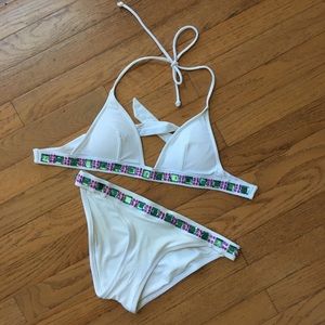 Victoria’s Secret two-piece beaded bikini